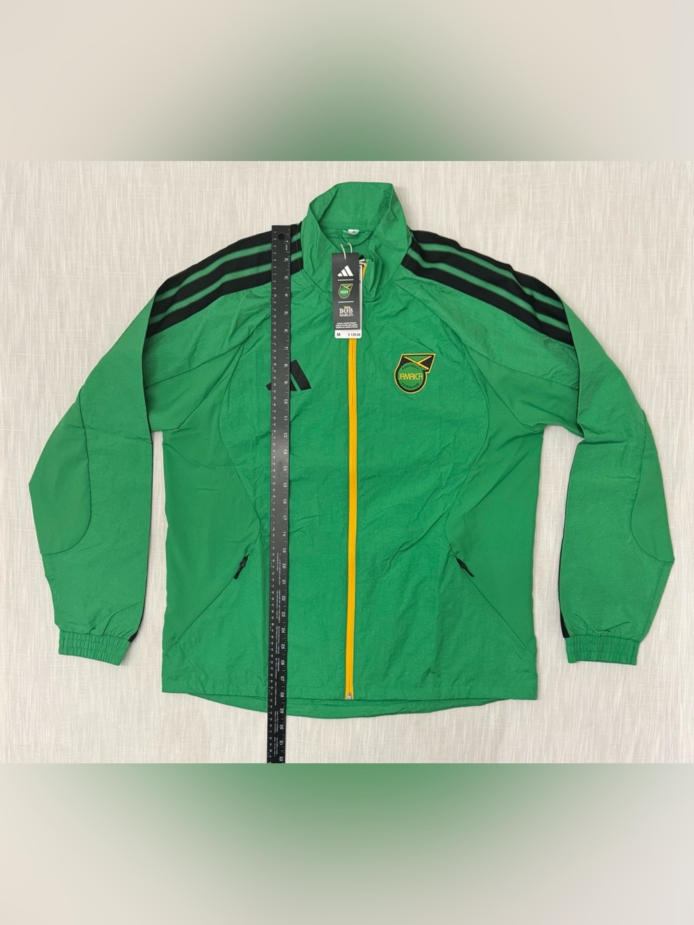 Adidas Jamaica x Bob Marley Anthem Jacket JV8195 Men’s Size Medium NWT MSRP $120 - Picture 11 of 13